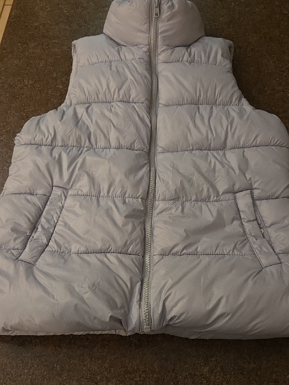 Old Navy Light Gray Fleece Jacket